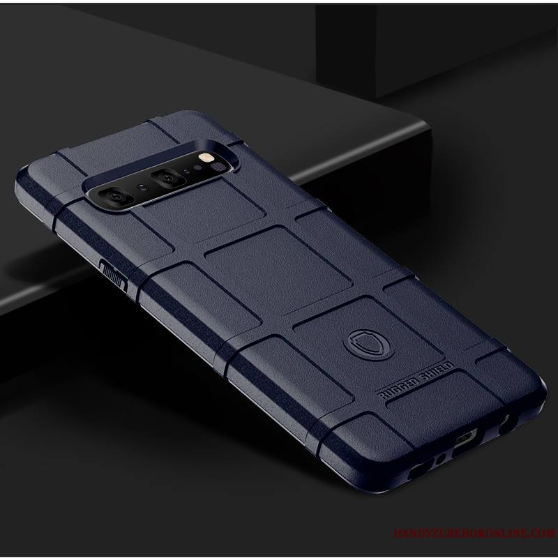 Samsung Galaxy S10 5g Protection Noir Coque De Téléphone Modèle Fleurie Silicone Épaissir Incassable