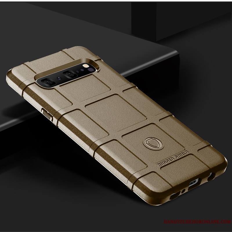 Samsung Galaxy S10 5g Protection Noir Coque De Téléphone Modèle Fleurie Silicone Épaissir Incassable