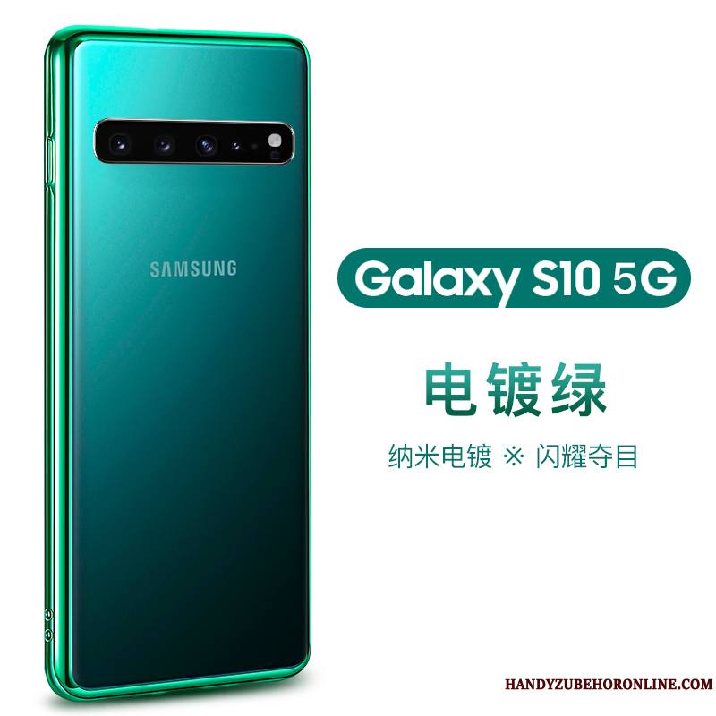 Samsung Galaxy S10 5g Étui Silicone Transparent Incassable Coque Étoile Tout Compris