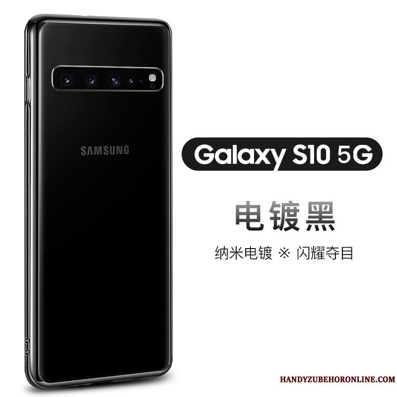 Samsung Galaxy S10 5g Étui Silicone Transparent Incassable Coque Étoile Tout Compris