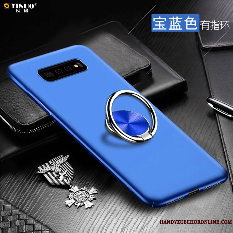 Samsung Galaxy S10+ Bleu Étoile Coque Difficile De Téléphone Téléphone Portable Pu