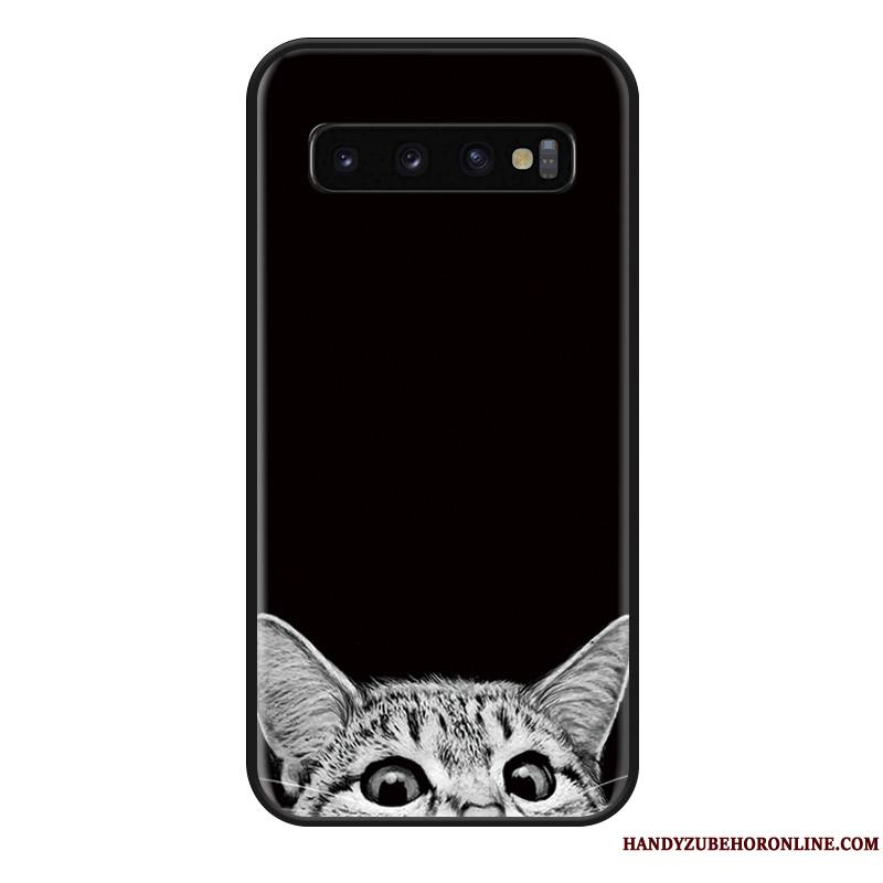 Samsung Galaxy S10 Coque De Téléphone Marque De Tendance Personnalité Tout Compris Étui Mode Net Rouge