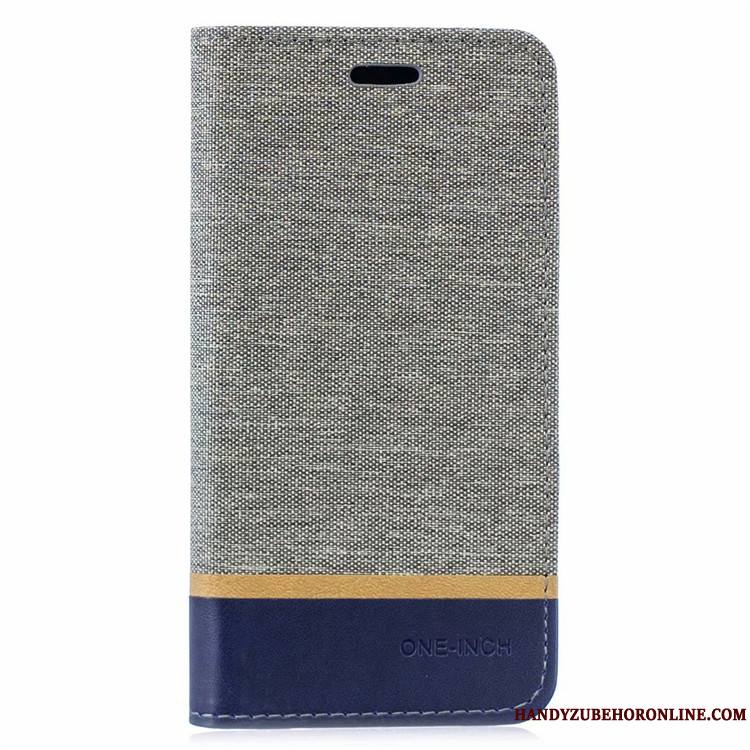 Samsung Galaxy S10 Coque Housse Incassable Étoile Couture Couleurs Étui En Cuir Protection Gris