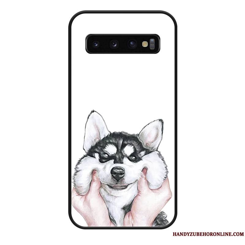 Samsung Galaxy S10 Coque Incassable Créatif Ornements Suspendus Charmant Étoile Blanc Dessin Animé