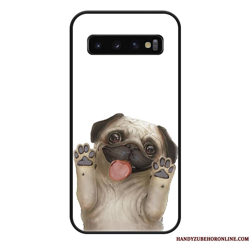 Samsung Galaxy S10 Coque Incassable Créatif Ornements Suspendus Charmant Étoile Blanc Dessin Animé