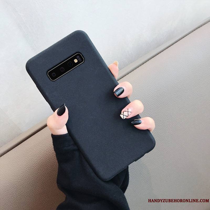 Samsung Galaxy S10 Coque Tendance Créatif Étoile Nouveau Tout Compris Délavé En Daim Luxe