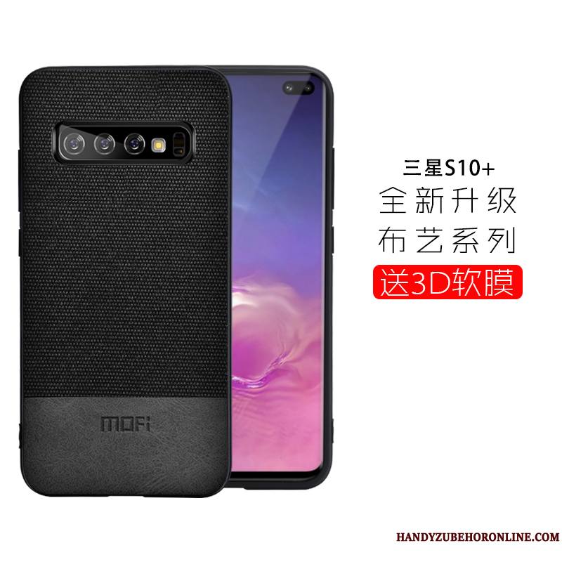 Samsung Galaxy S10+ Coque Étui Tendance Tout Compris Fluide Doux Téléphone Portable Modèle Fleurie Luxe