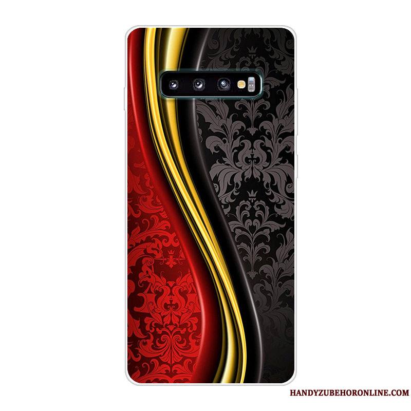Samsung Galaxy S10 Créatif Coque De Téléphone Étui Étoile Rouge Incassable Téléphone Portable
