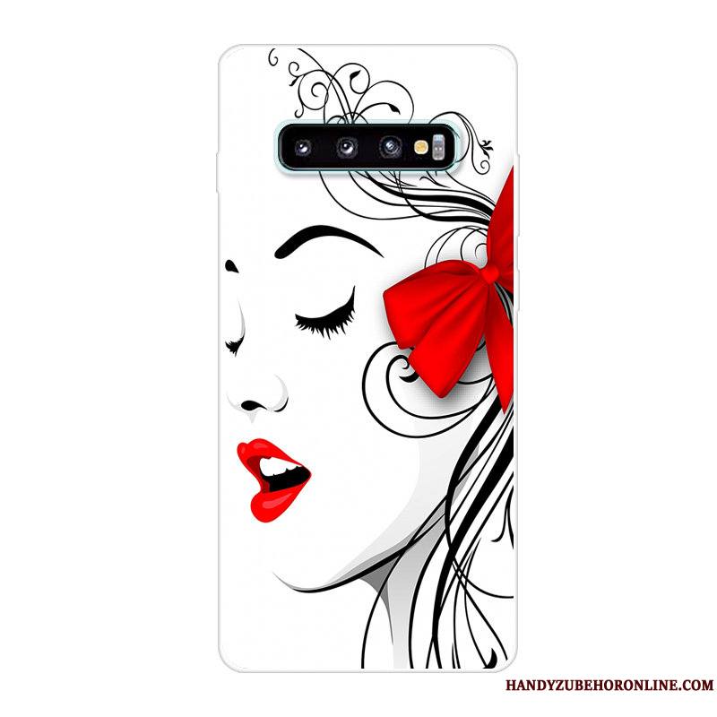 Samsung Galaxy S10 Créatif Coque De Téléphone Étui Étoile Rouge Incassable Téléphone Portable