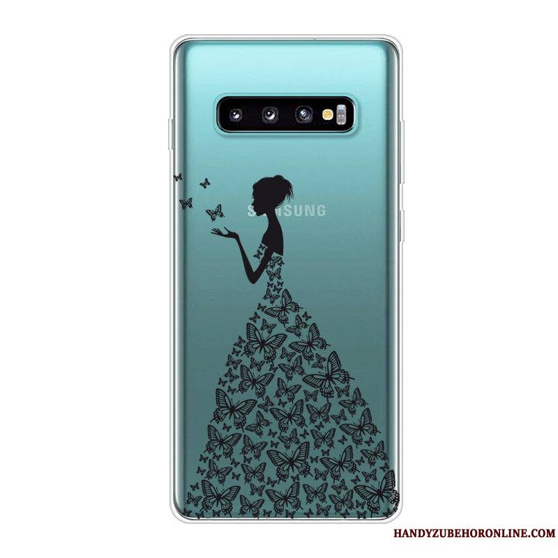 Samsung Galaxy S10 Créatif Coque De Téléphone Étui Étoile Rouge Incassable Téléphone Portable