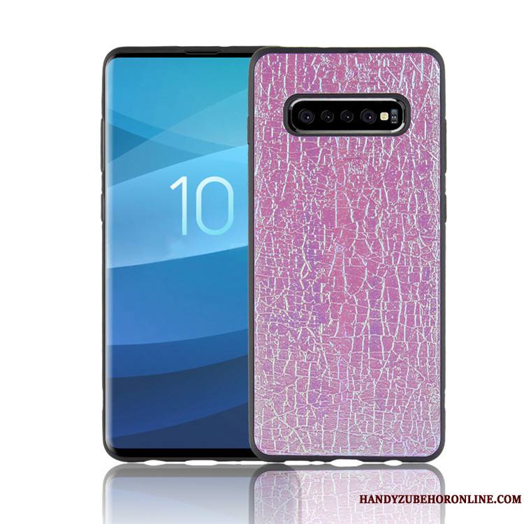 Samsung Galaxy S10 Créatif Incassable Personnalité Étui Noir Étoile Coque