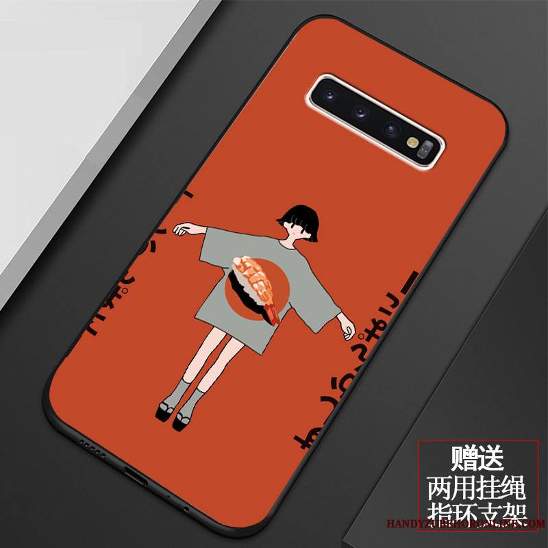 Samsung Galaxy S10+ Dessin Animé Coque De Téléphone Étoile Étui Tout Compris Silicone Incassable