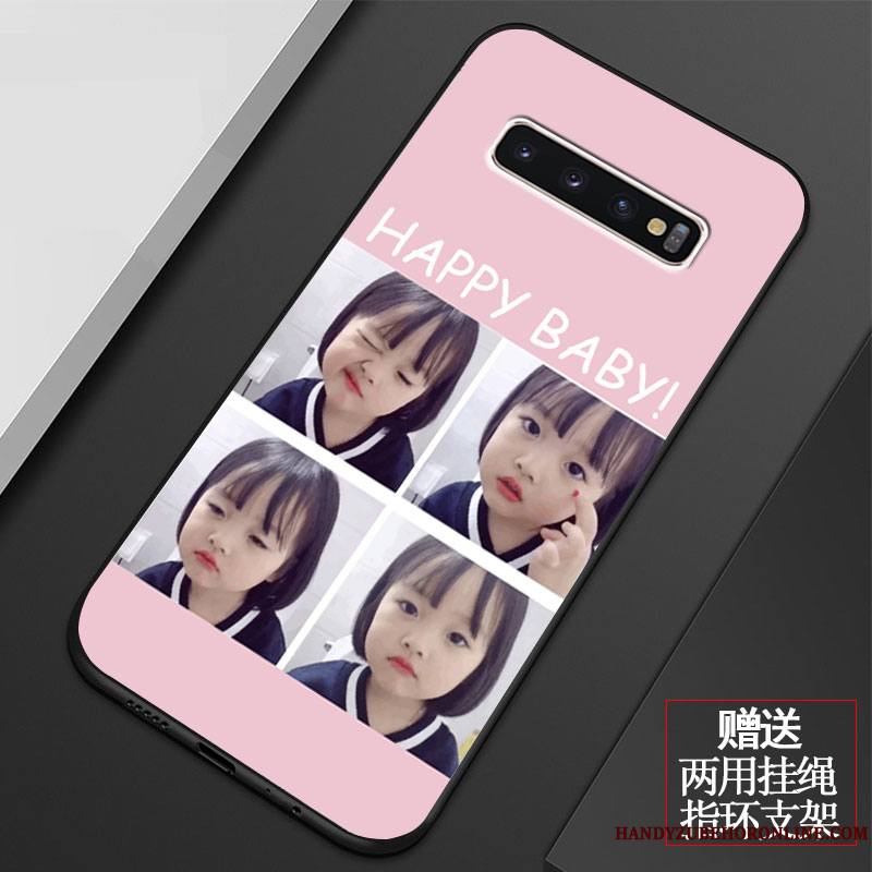 Samsung Galaxy S10+ Dessin Animé Coque De Téléphone Étoile Étui Tout Compris Silicone Incassable