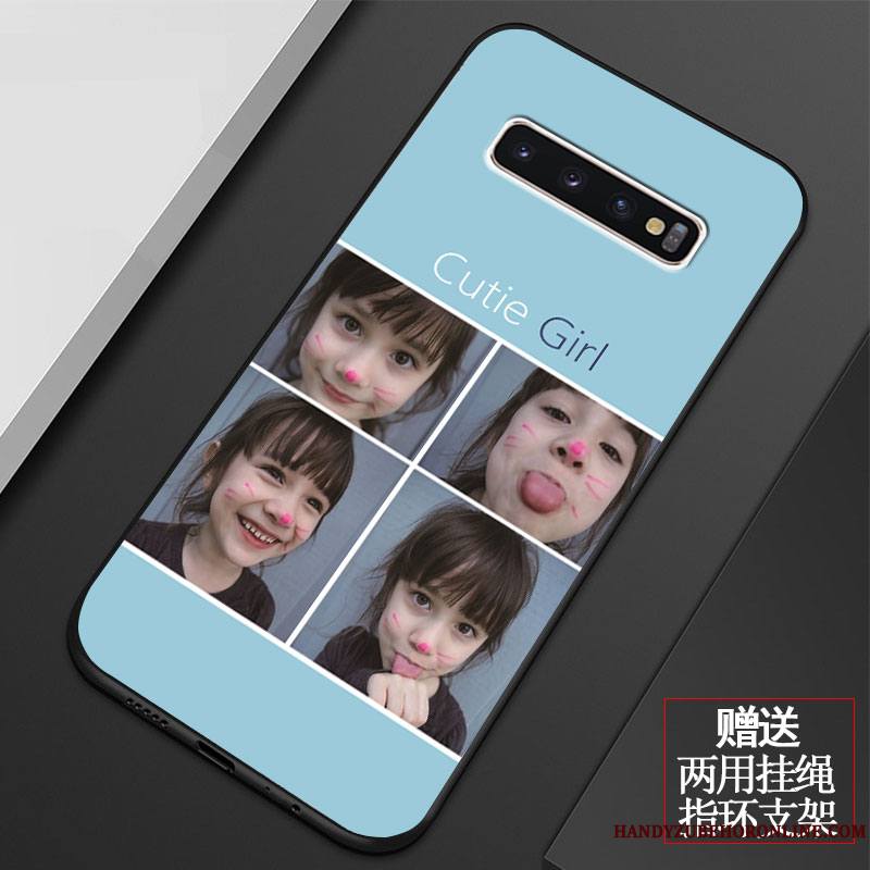 Samsung Galaxy S10+ Dessin Animé Coque De Téléphone Étoile Étui Tout Compris Silicone Incassable