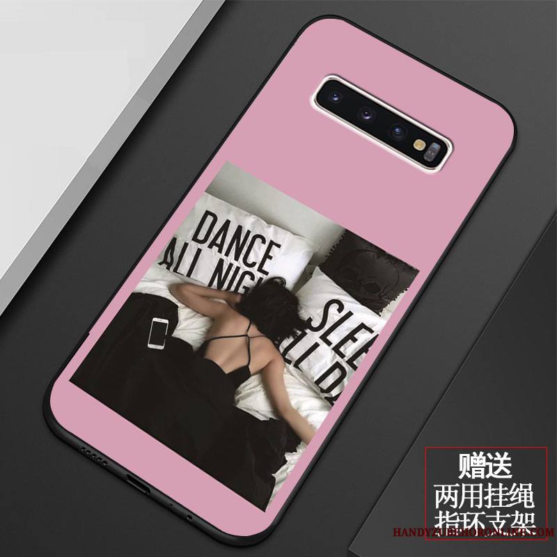 Samsung Galaxy S10+ Dessin Animé Coque De Téléphone Étoile Étui Tout Compris Silicone Incassable