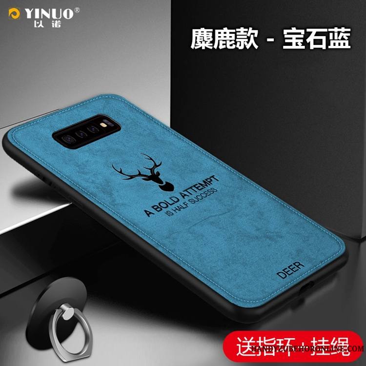 Samsung Galaxy S10 Difficile Protection Incassable Coque Étoile De Téléphone Bleu