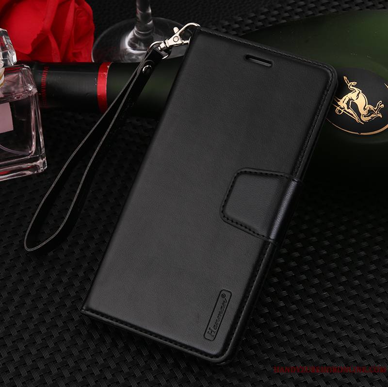 Samsung Galaxy S10 Fluide Doux Coque De Téléphone Étui En Cuir Cuir Véritable Étoile Incassable Ornements Suspendus