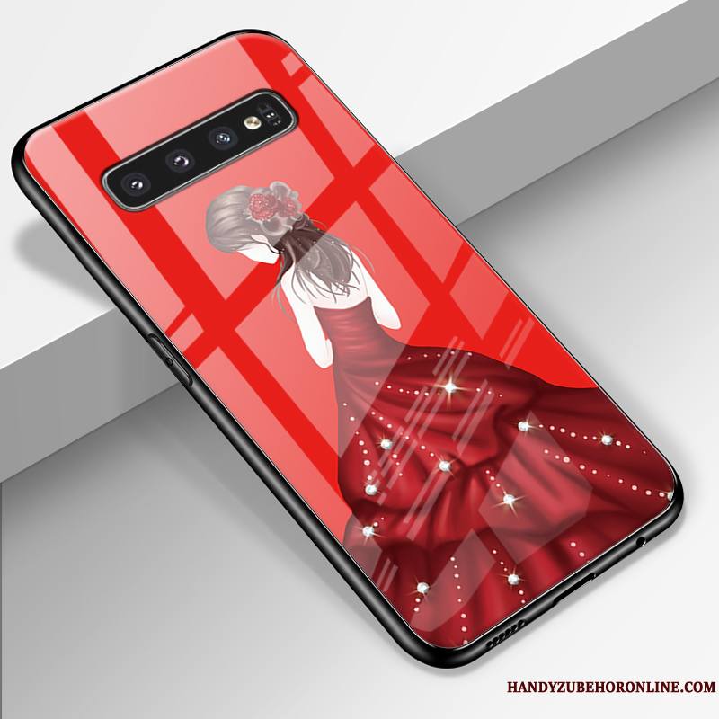 Samsung Galaxy S10 Fluide Doux Personnalité Coque De Téléphone Étoile Silicone Étui Difficile