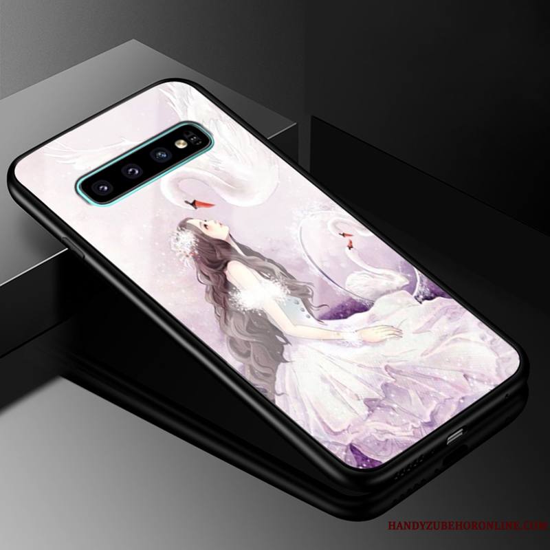 Samsung Galaxy S10 Incassable Difficile Protection Étui Étoile Coque De Téléphone Silicone