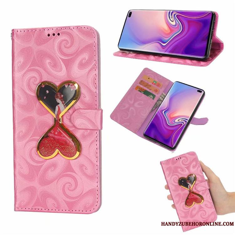 Samsung Galaxy S10 Incassable Peinture Étui Protection Étoile Housse Coque De Téléphone