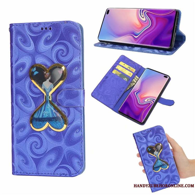 Samsung Galaxy S10 Incassable Peinture Étui Protection Étoile Housse Coque De Téléphone