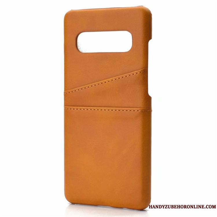 Samsung Galaxy S10+ Incassable Protection Carte Petit Coque De Téléphone Étui En Cuir Modèle Fleurie