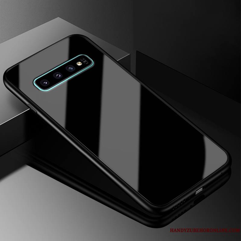 Samsung Galaxy S10 Incassable Simple Silicone Étui Tout Compris Personnalité Coque De Téléphone