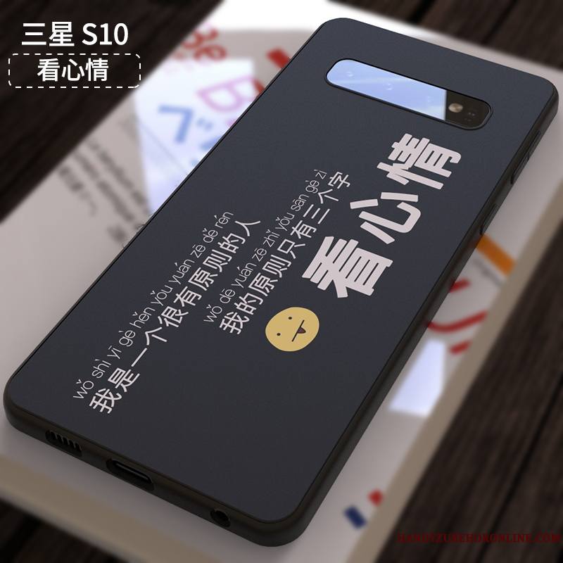 Samsung Galaxy S10 Incassable Tout Compris Silicone Coque De Téléphone Étoile Marque De Tendance Étui