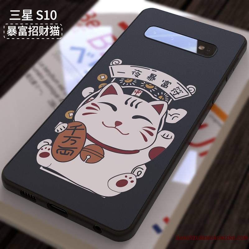 Samsung Galaxy S10 Incassable Tout Compris Silicone Coque De Téléphone Étoile Marque De Tendance Étui