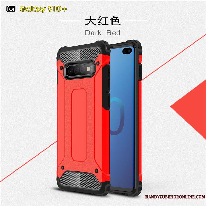 Samsung Galaxy S10+ Incassable Étui Étoile Or Antidérapant Coque De Téléphone Téléphone Portable