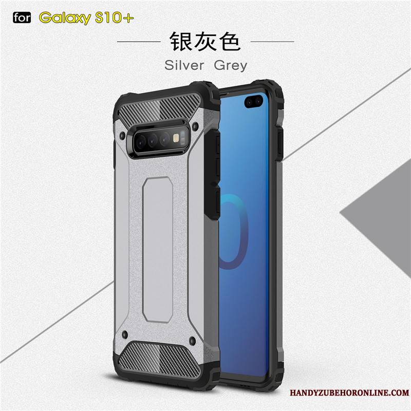 Samsung Galaxy S10+ Incassable Étui Étoile Or Antidérapant Coque De Téléphone Téléphone Portable