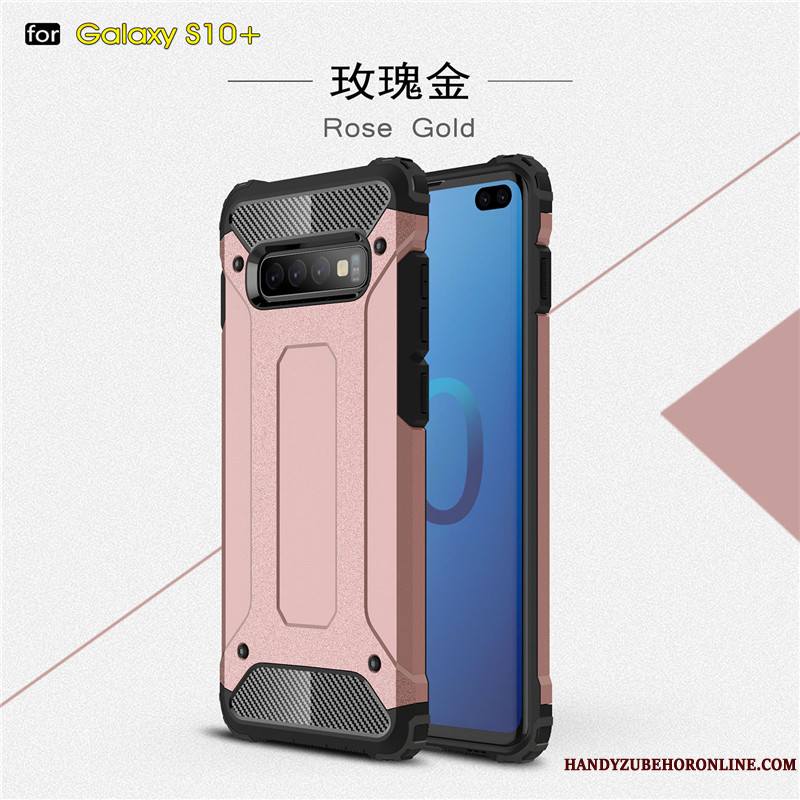 Samsung Galaxy S10+ Incassable Étui Étoile Or Antidérapant Coque De Téléphone Téléphone Portable