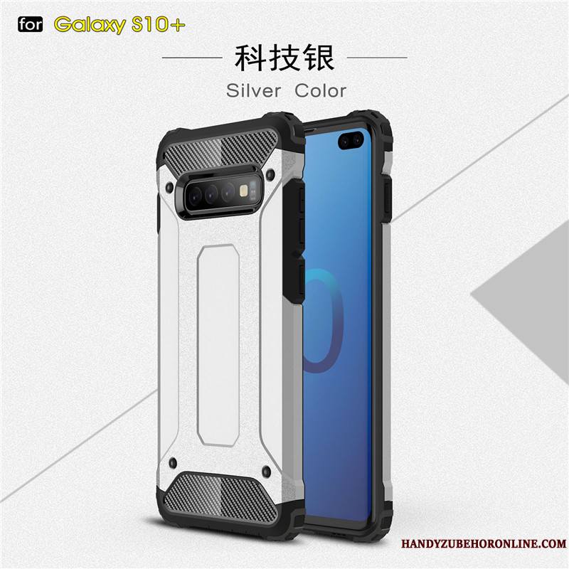 Samsung Galaxy S10+ Incassable Étui Étoile Or Antidérapant Coque De Téléphone Téléphone Portable