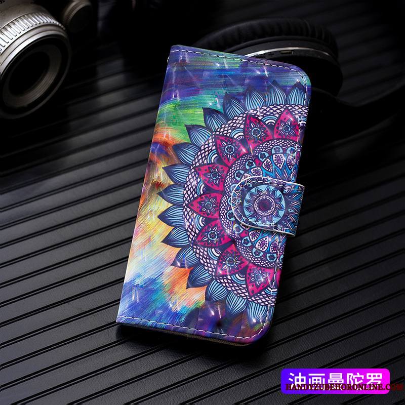 Samsung Galaxy S10 Lite Fluide Doux Étoile Coque De Téléphone Similicuir Personnalité Rose Peinture