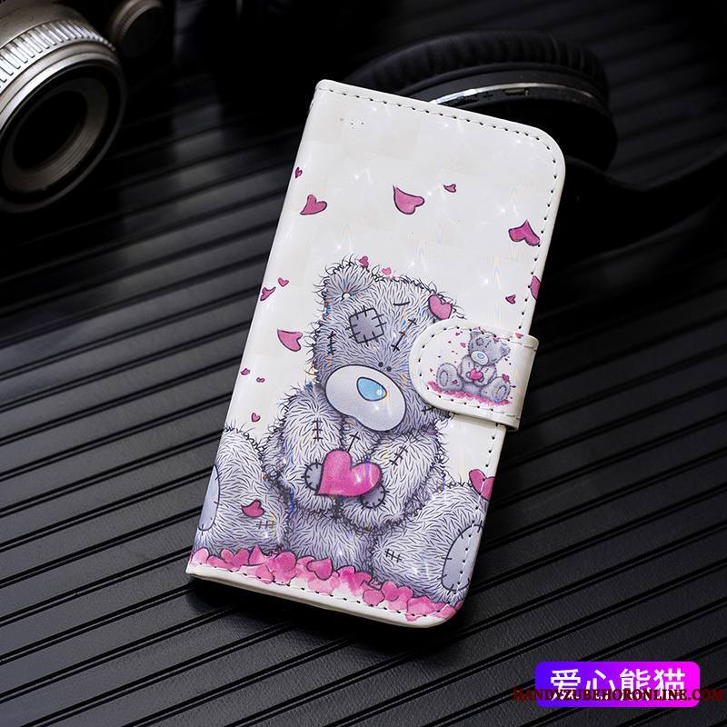 Samsung Galaxy S10 Lite Fluide Doux Étoile Coque De Téléphone Similicuir Personnalité Rose Peinture