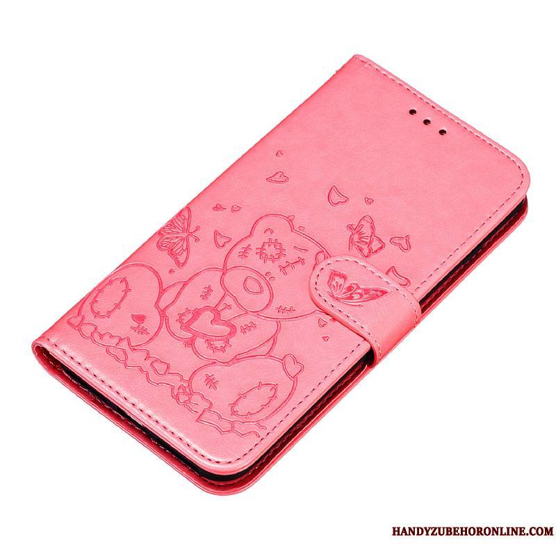 Samsung Galaxy S10 Lite Rose Coque De Téléphone Étui En Cuir Dessin Animé Étoile Incassable Carte