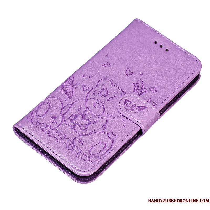 Samsung Galaxy S10 Lite Rose Coque De Téléphone Étui En Cuir Dessin Animé Étoile Incassable Carte