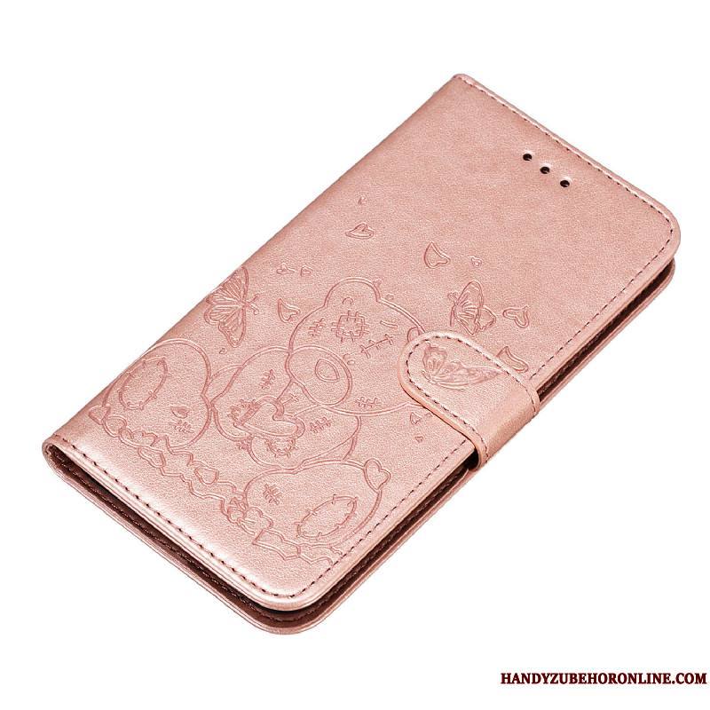 Samsung Galaxy S10 Lite Rose Coque De Téléphone Étui En Cuir Dessin Animé Étoile Incassable Carte