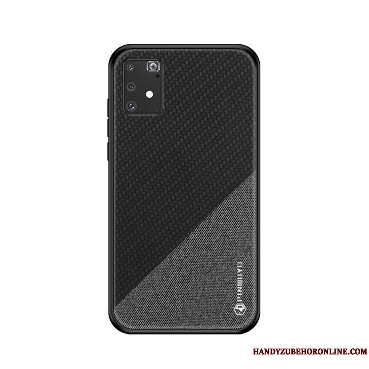 Samsung Galaxy S10 Lite Étoile Coque De Téléphone Tout Compris Rose Incassable Délavé En Daim Étui En Cuir