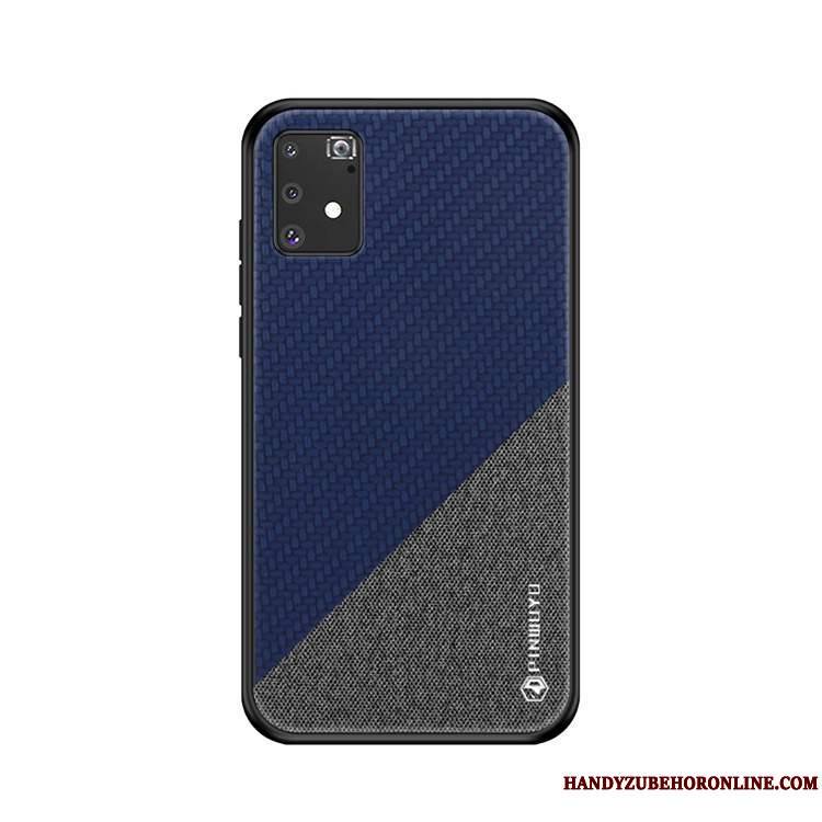 Samsung Galaxy S10 Lite Étoile Coque De Téléphone Tout Compris Rose Incassable Délavé En Daim Étui En Cuir