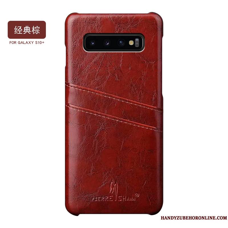 Samsung Galaxy S10+ Nouveau Personnalité Marque De Tendance Coque De Téléphone Téléphone Portable Luxe Étui