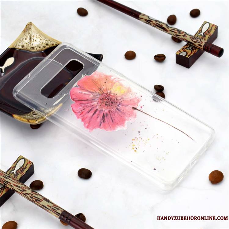 Samsung Galaxy S10 Peinture Haute Étui Nouveau Coque De Téléphone Protection Transparent