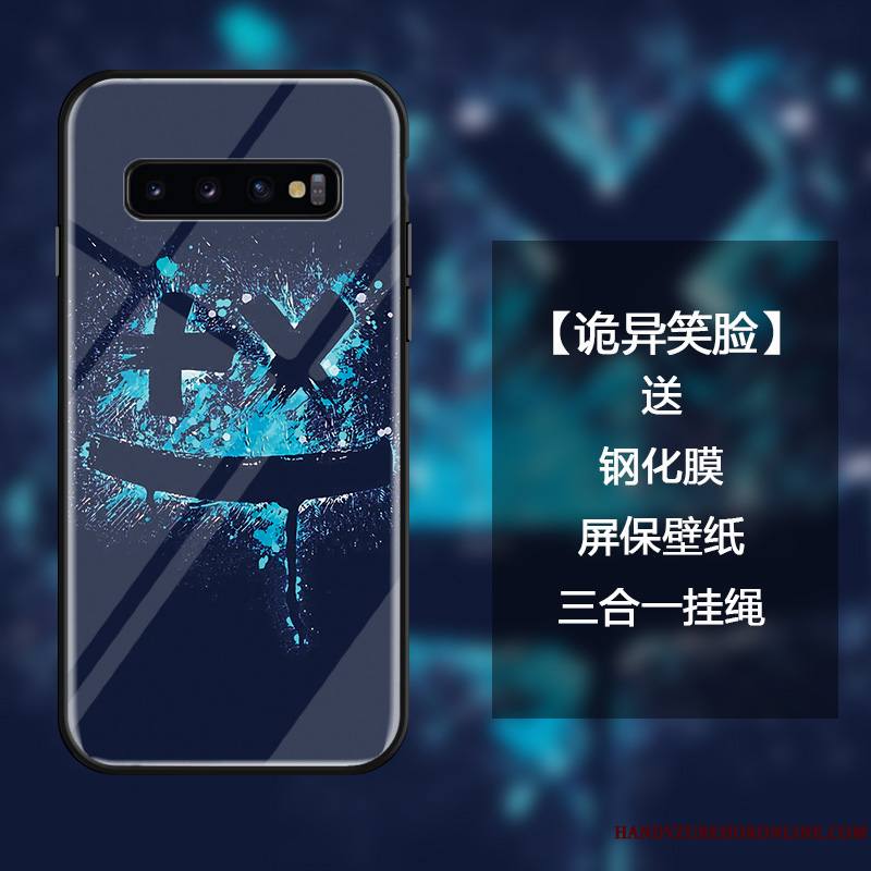 Samsung Galaxy S10+ Personnalité Ornements Suspendus Étoile Tout Compris Coque De Téléphone Lettre Multicolore