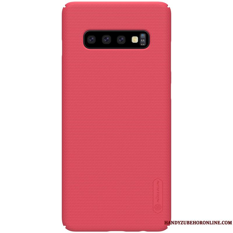 Samsung Galaxy S10+ Protection Coque De Téléphone Étoile Délavé En Daim Difficile Tout Compris Étui