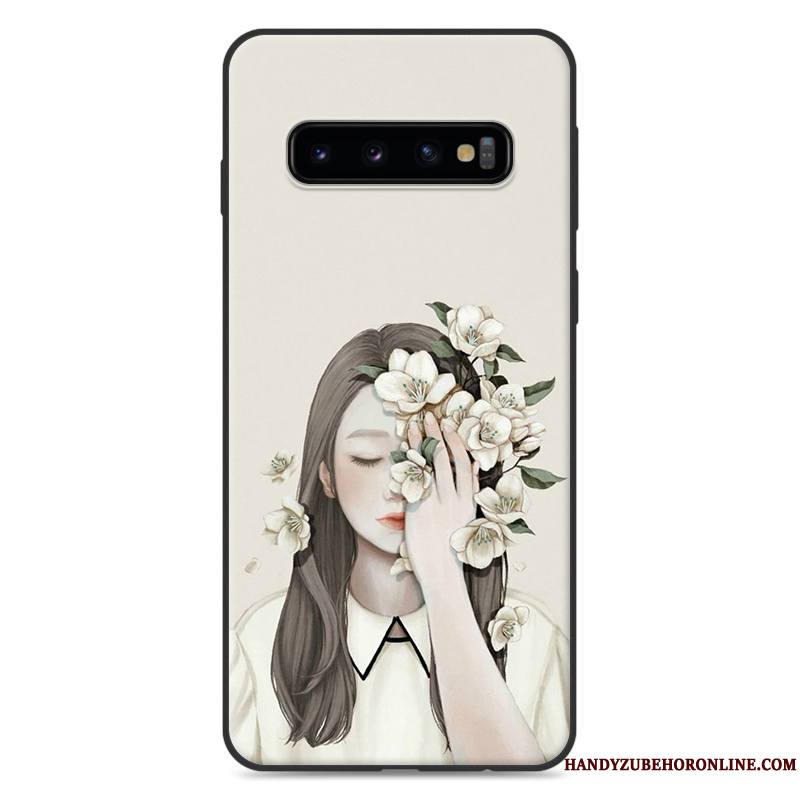 Samsung Galaxy S10 Vert Petit Frais Tout Compris Étoile Nouveau Coque De Téléphone