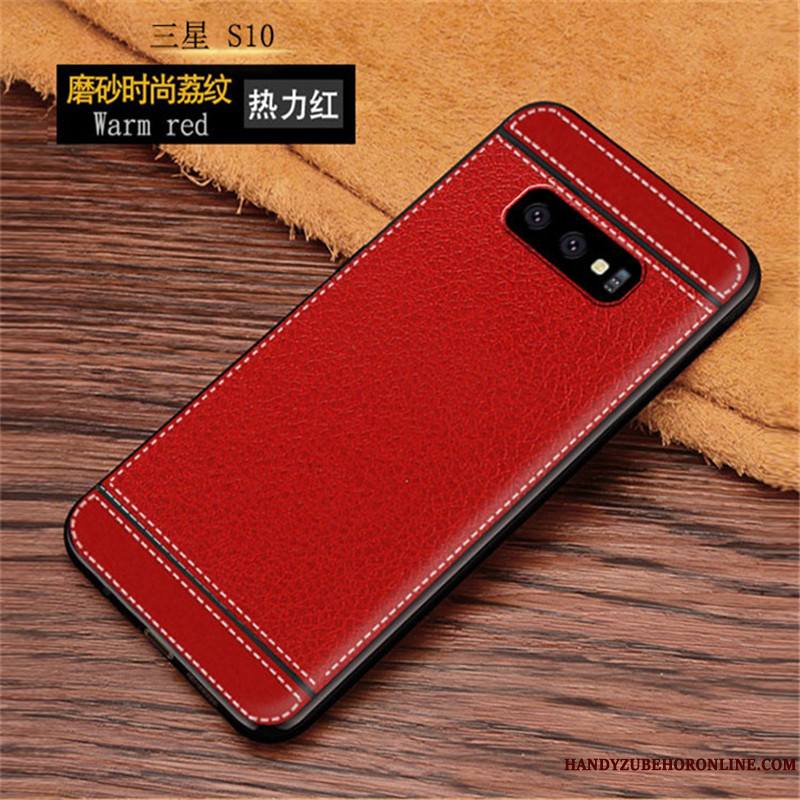 Samsung Galaxy S10 Étoile Modèle Fleurie Protection Fluide Doux Étui Coque De Téléphone Incassable