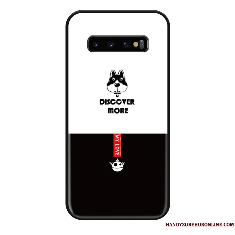 Samsung Galaxy S10+ Étui Silicone Protection Marque De Tendance Dessin Animé Étoile Coque De Téléphone