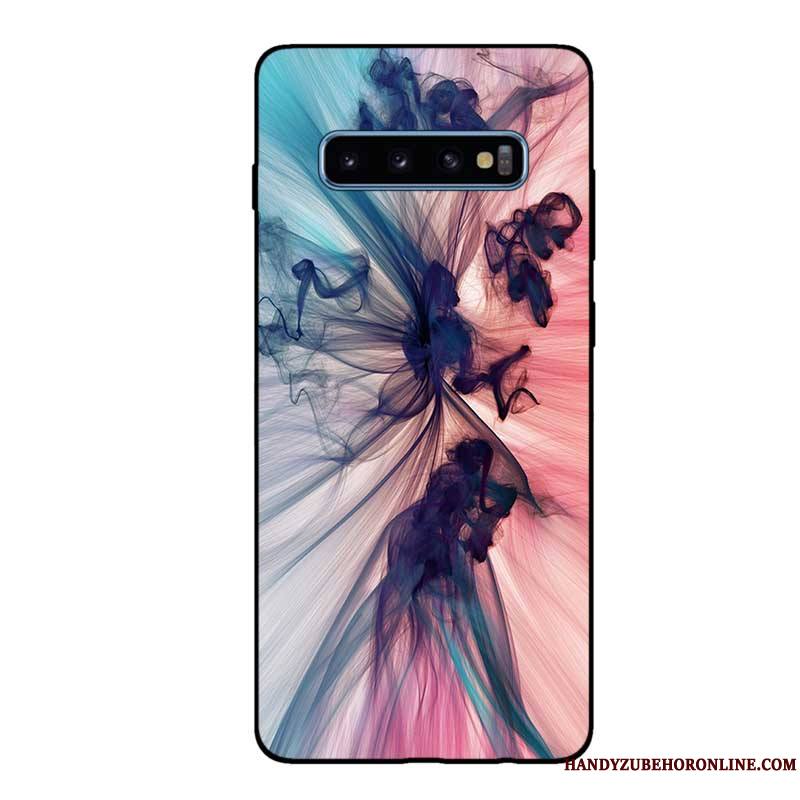 Samsung Galaxy S10 Étui Tout Compris Frais Coque Délavé En Daim Personnalisé Fluide Doux