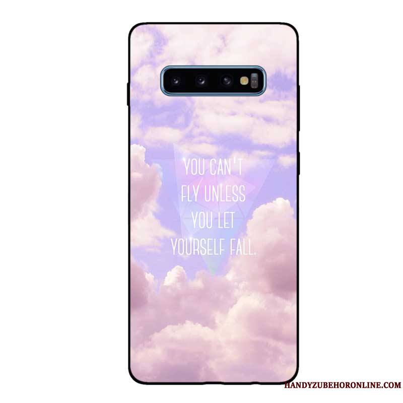 Samsung Galaxy S10 Étui Tout Compris Frais Coque Délavé En Daim Personnalisé Fluide Doux