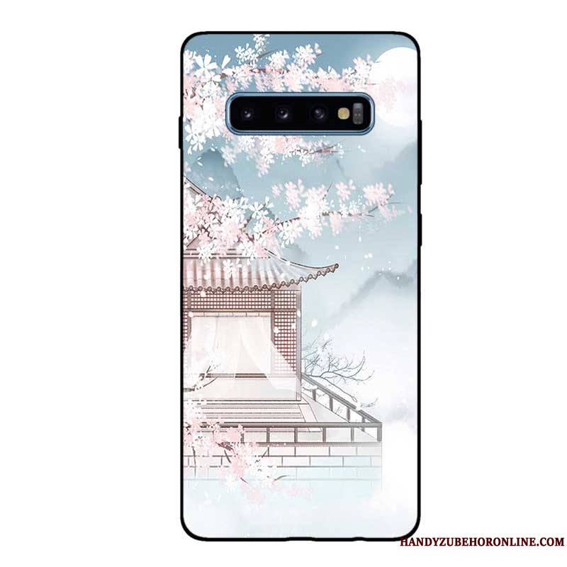 Samsung Galaxy S10 Étui Tout Compris Frais Coque Délavé En Daim Personnalisé Fluide Doux